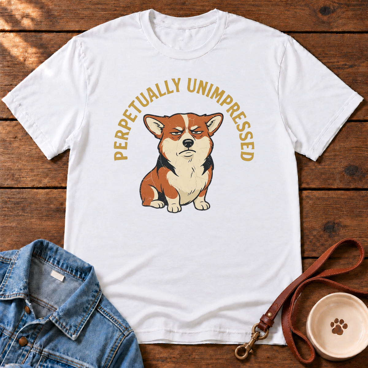Corgi Unimpressed T-Shirt