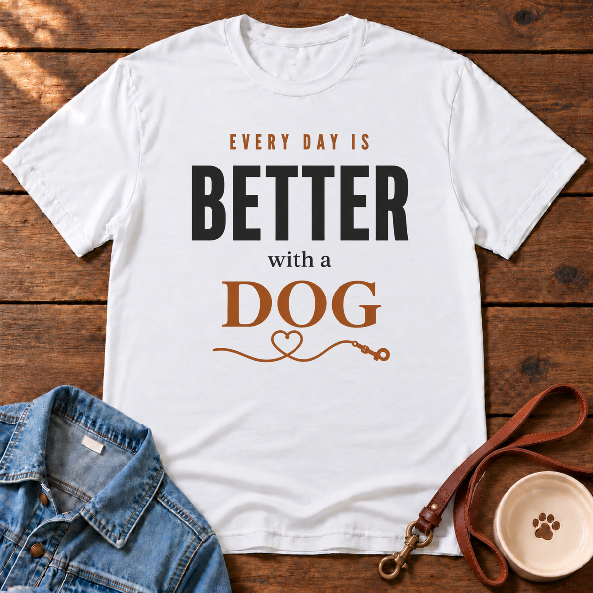 Better With A Dog T-Shirt