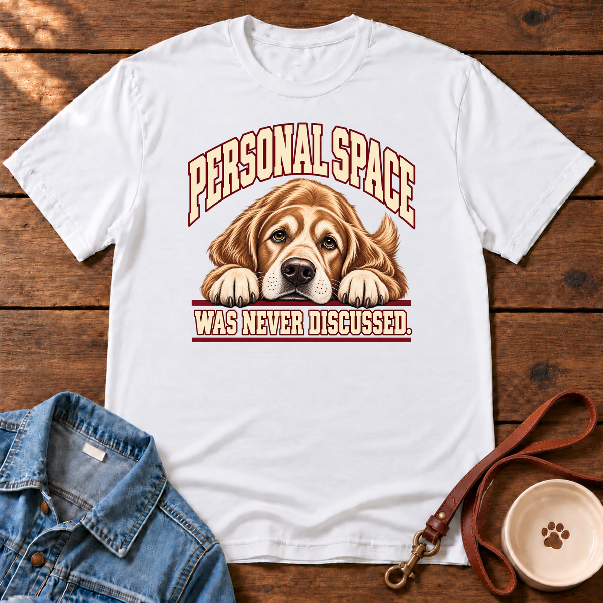 Personal Space Dog T‑Shirt