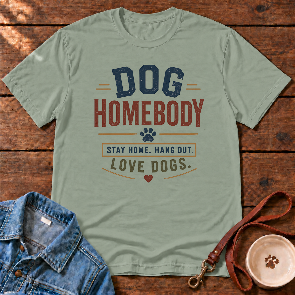Dog Homebody Comfort Colors T-Shirt