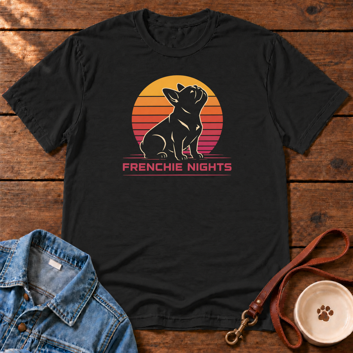 Frenchie Nights Comfort Colors T-Shirt