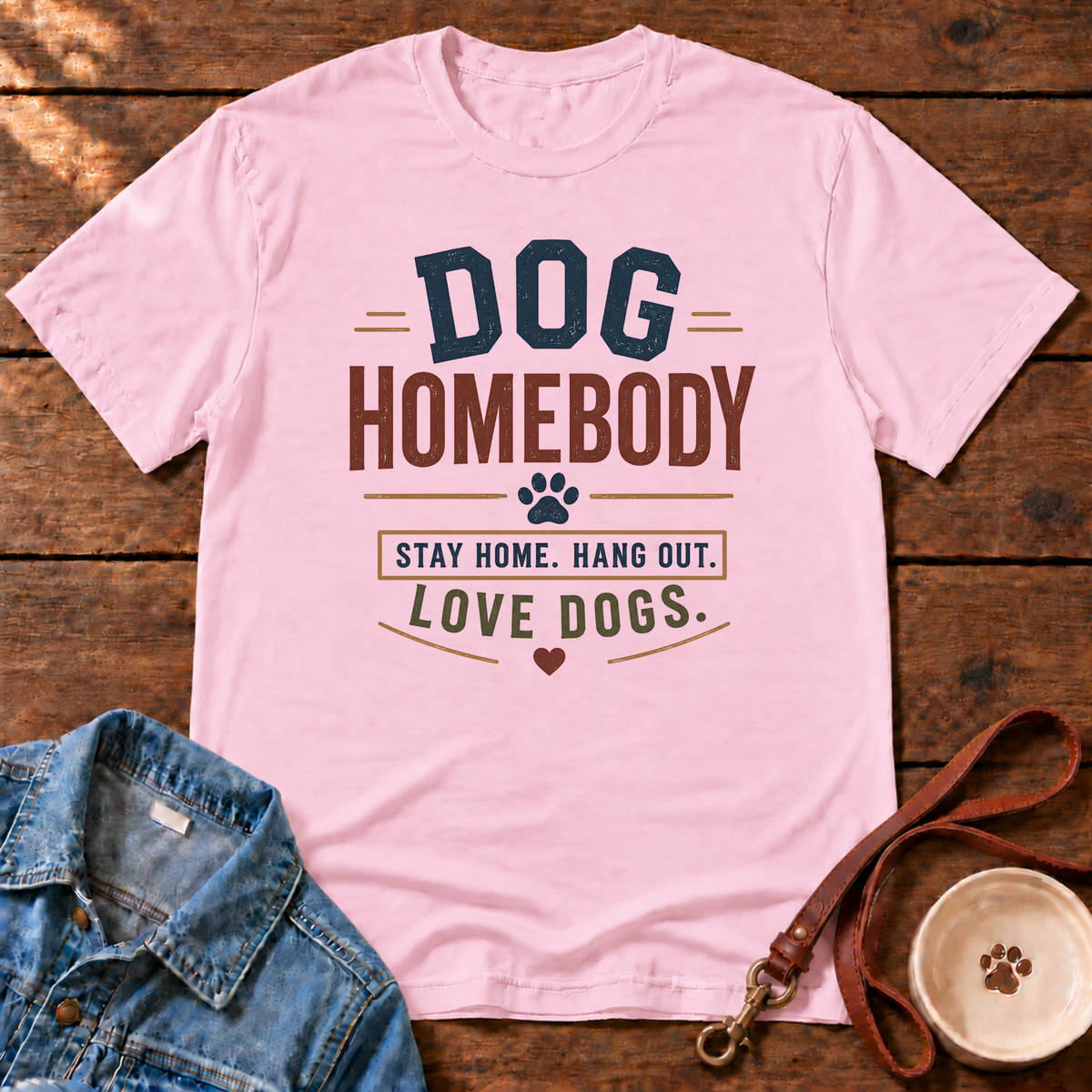 Dog Homebody Comfort Colors T-Shirt