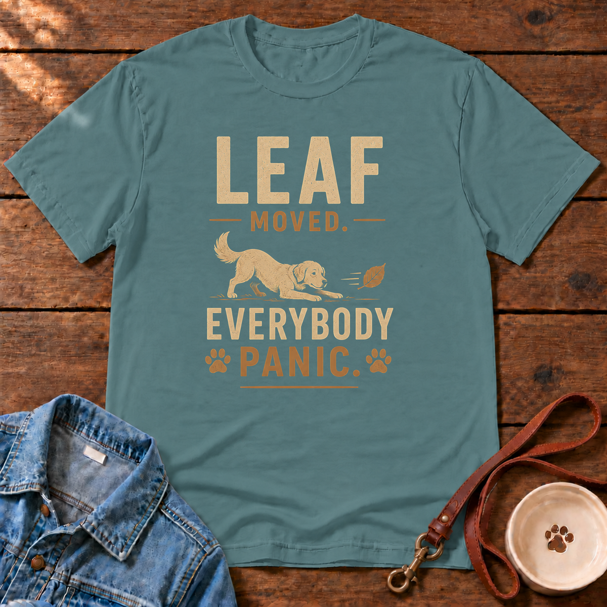Leaf Moved Comfort Colors T-Shirt