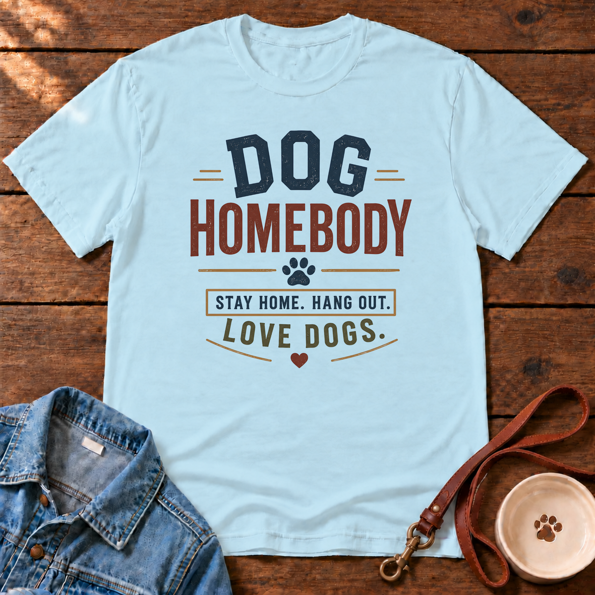 Dog Homebody Comfort Colors T-Shirt
