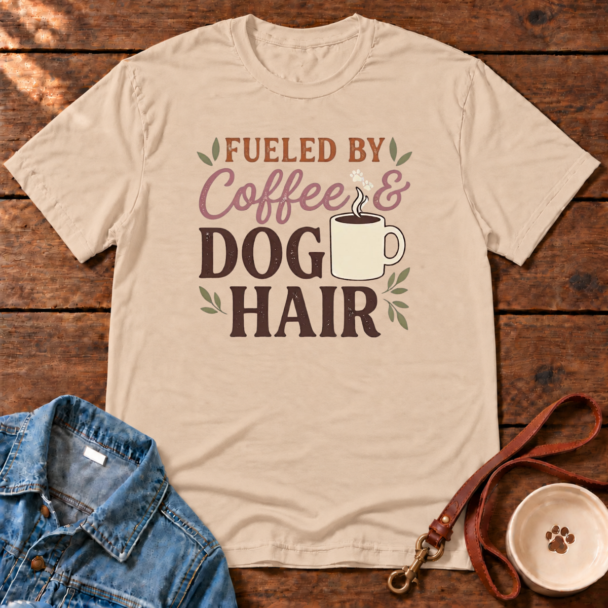 Fueled by Coffee Comfort Colors T-Shirt