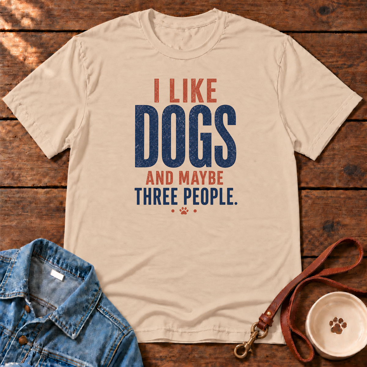 I Like Dogs Comfort Colors T-Shirt
