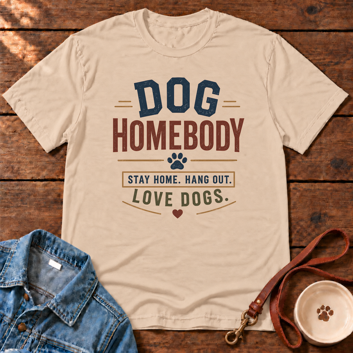 Dog Homebody Comfort Colors T-Shirt