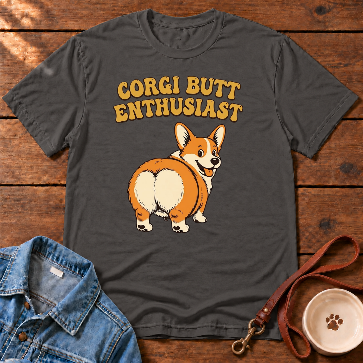 Corgi Butt Enthusiast Comfort Colors T-Shirt