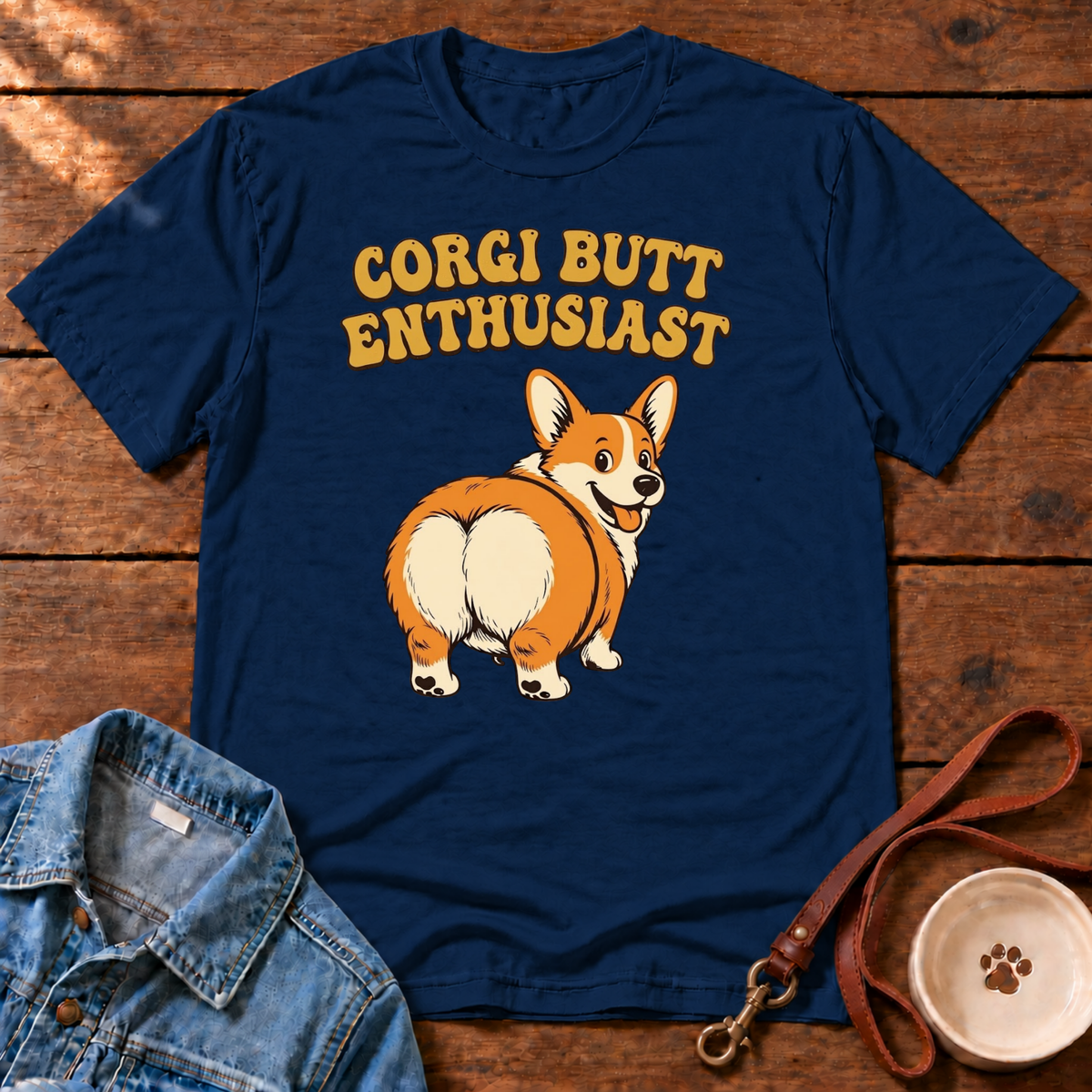 Corgi Butt Enthusiast Comfort Colors T-Shirt