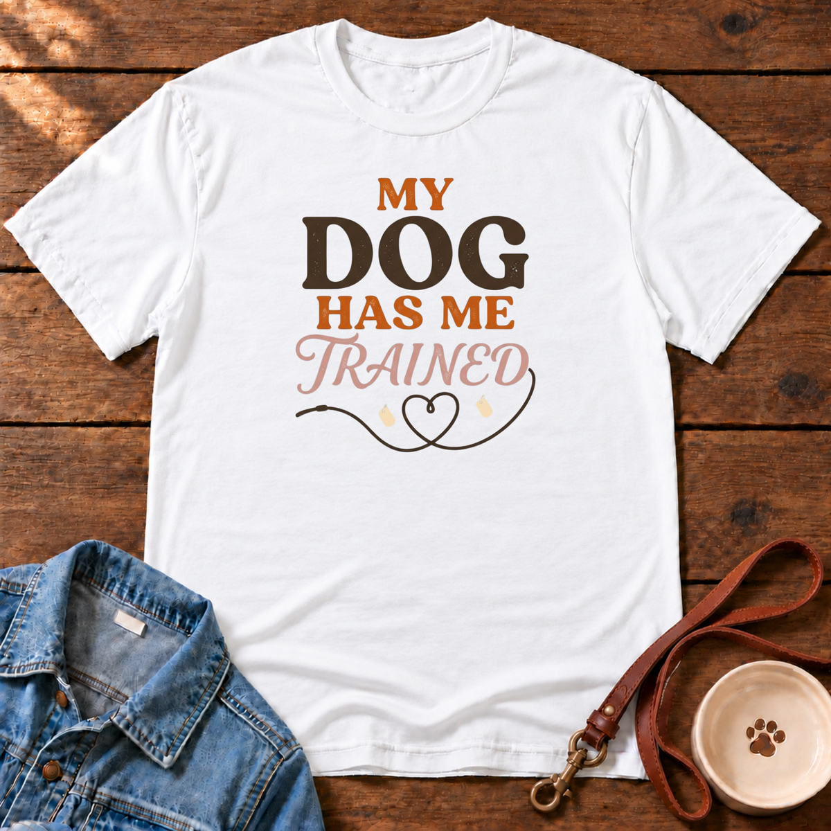 My Dog Has Me Trained Comfort Colors T-Shirt