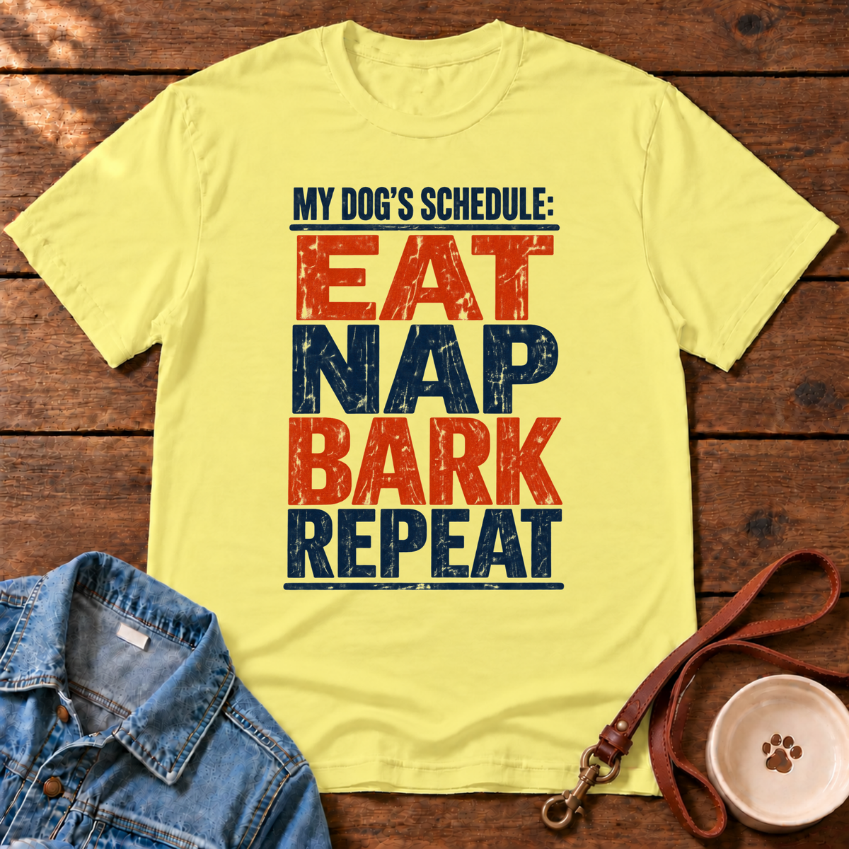 Dog Schedule T-Shirt