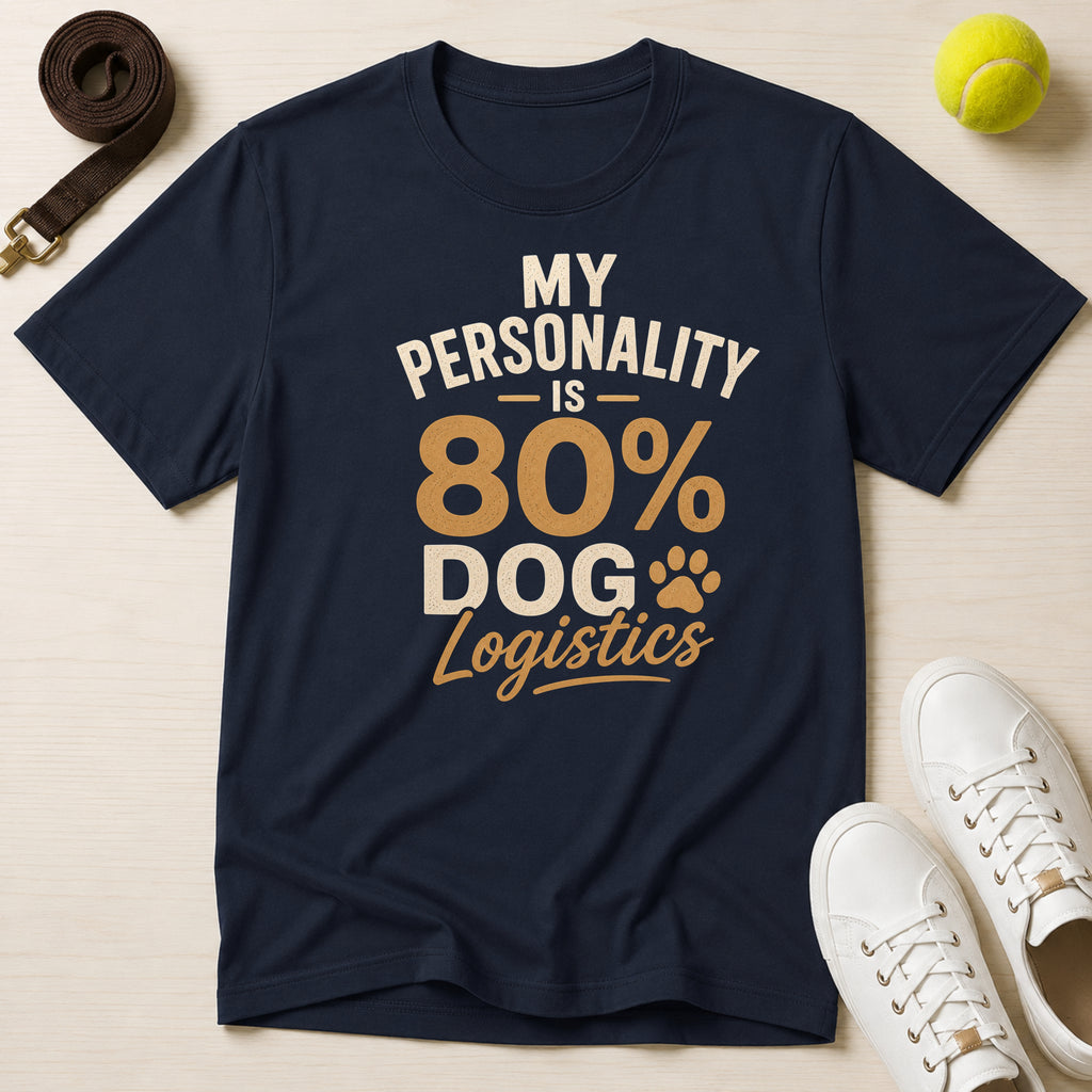 My Personality Is 80% Dog Logistics T-Shirt