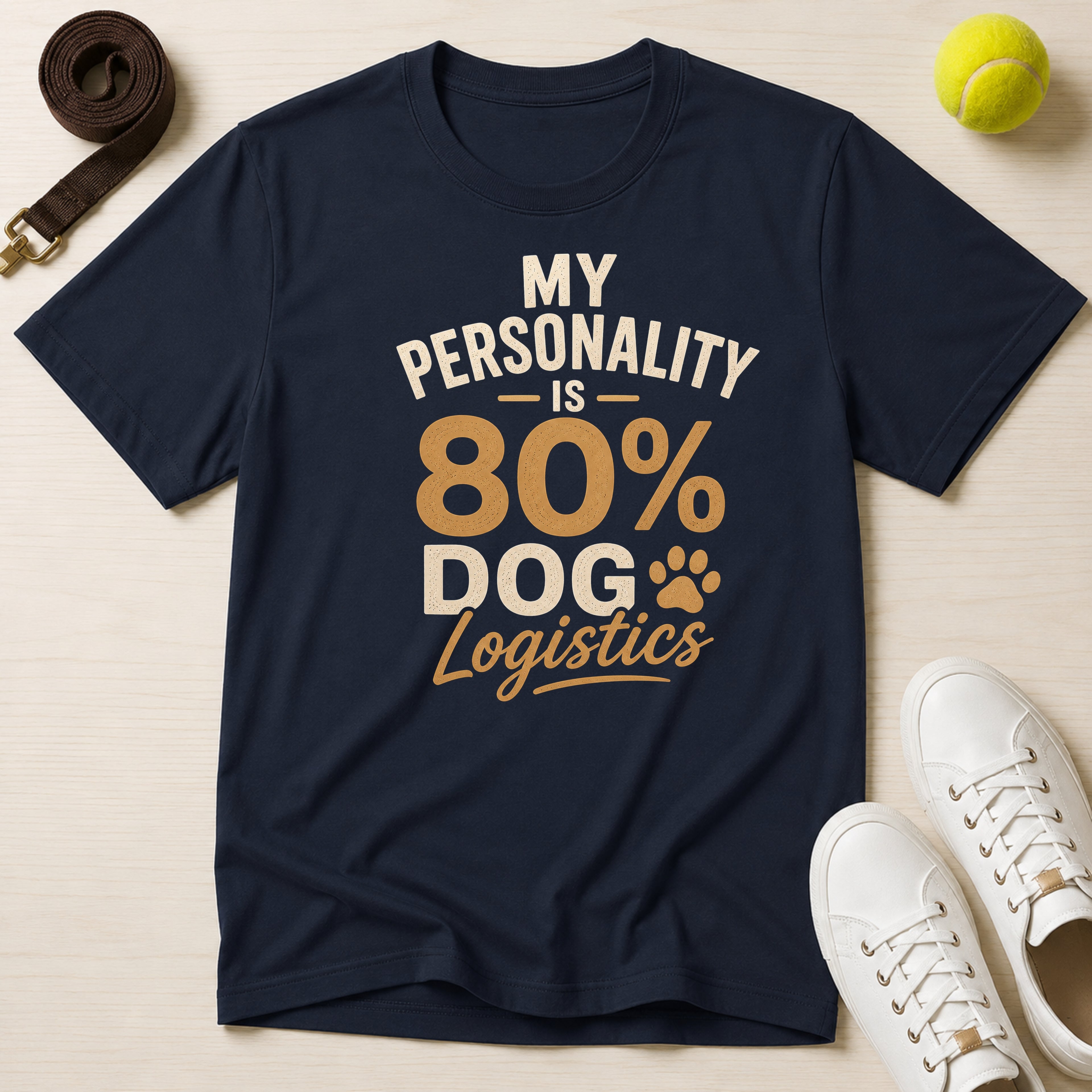 My Personality Is 80% Dog Logistics T-Shirt