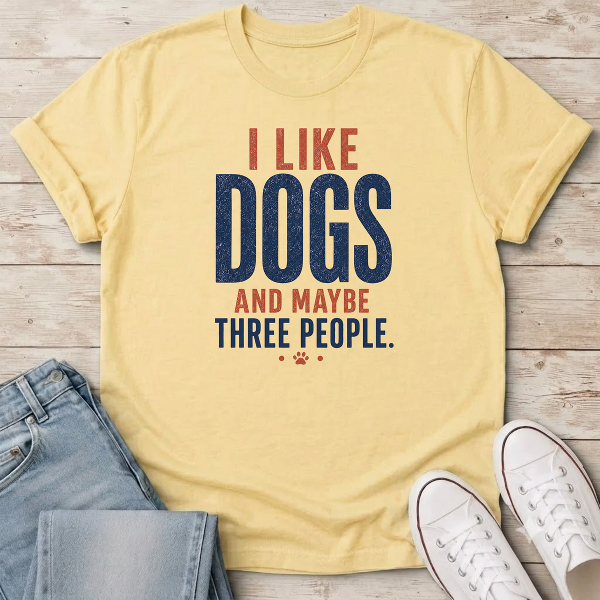 I Like Dogs Comfort Colors T-Shirt