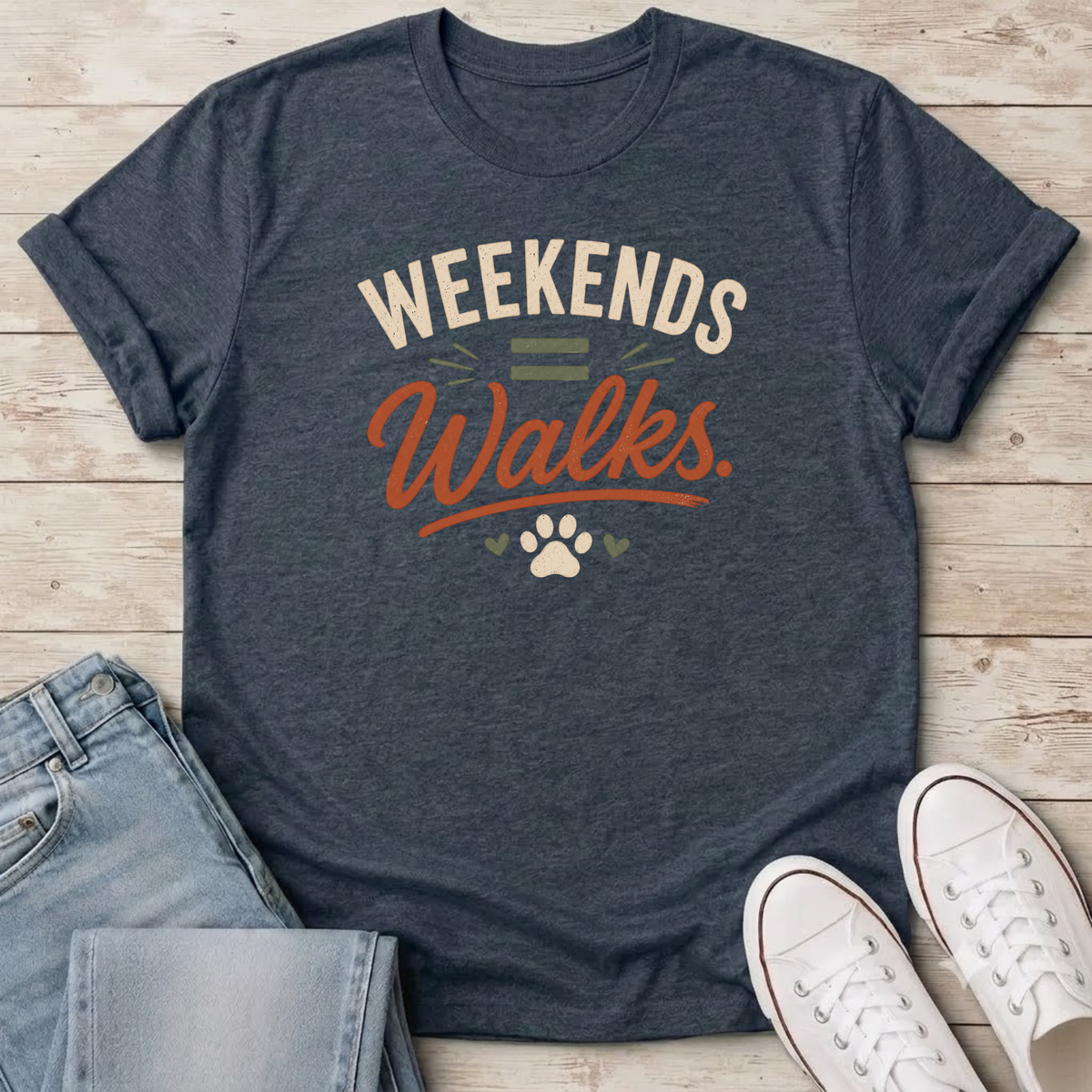 Weekends = Walks T-Shirt