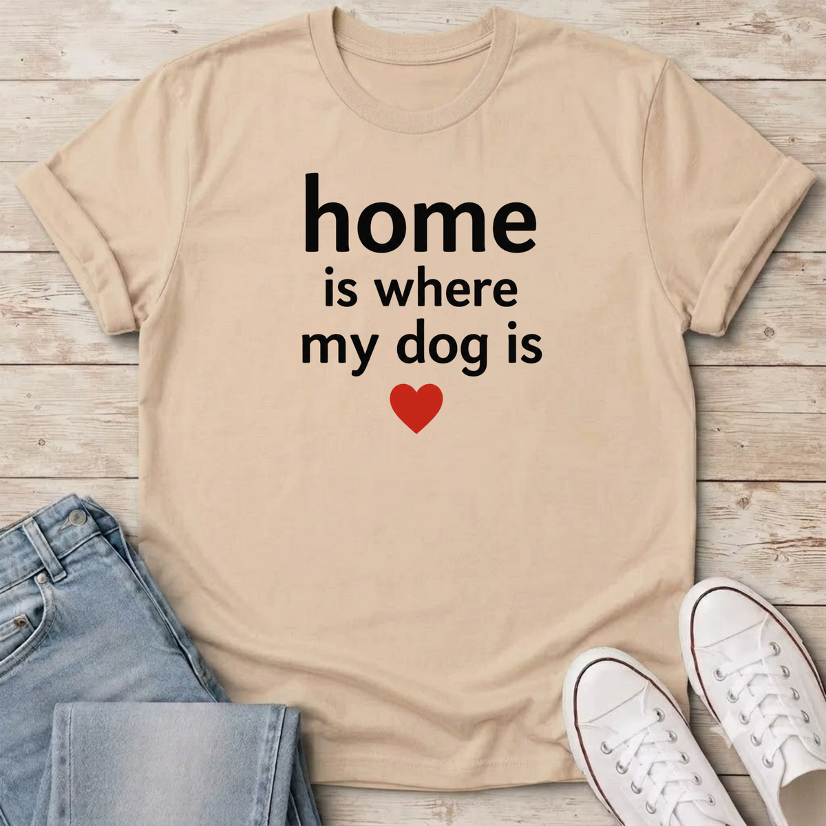 Where My Dog Is T-Shirt