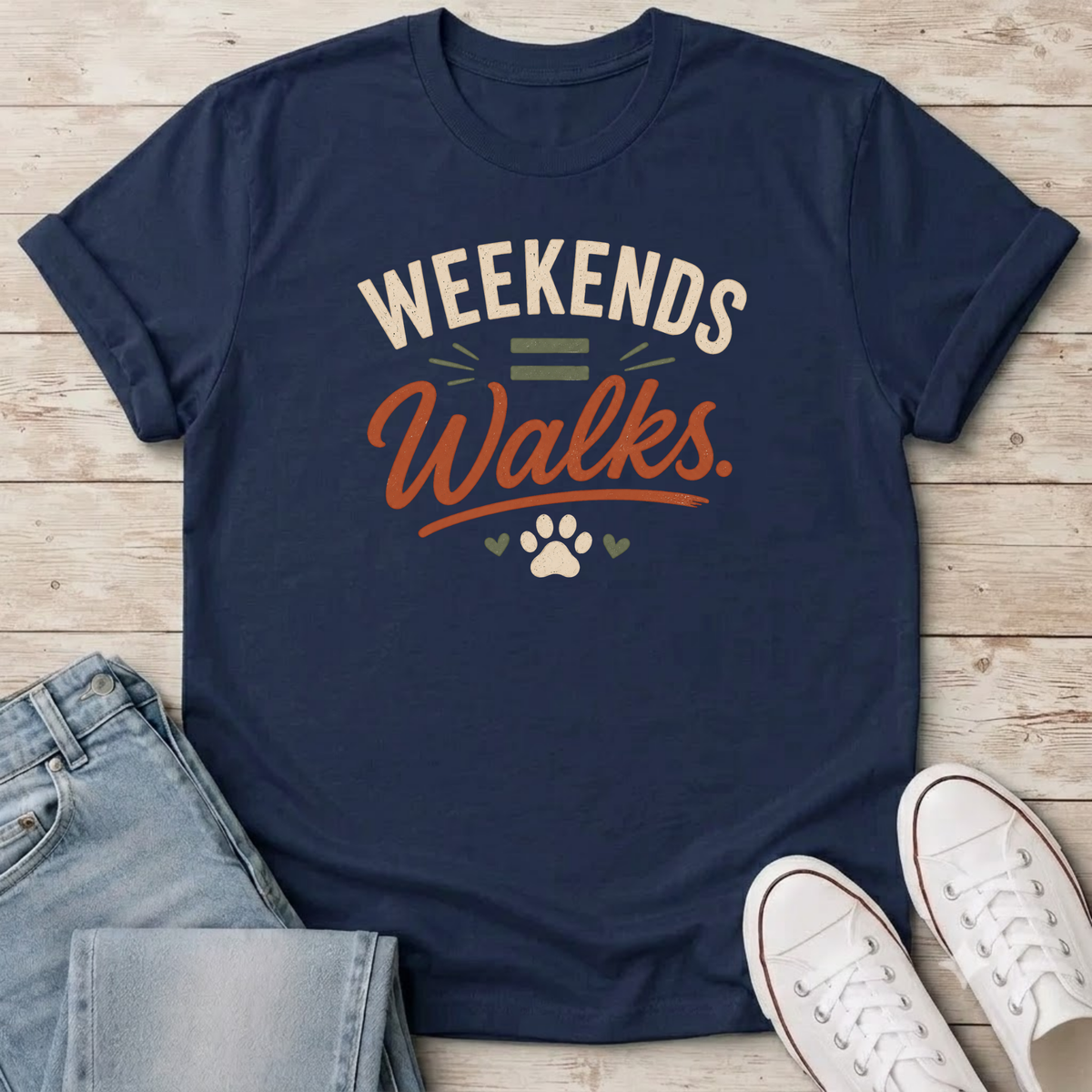 Weekends = Walks T-Shirt