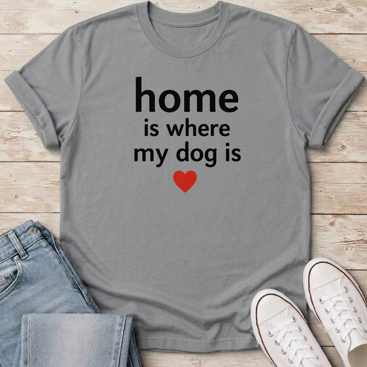 Where My Dog Is T-Shirt