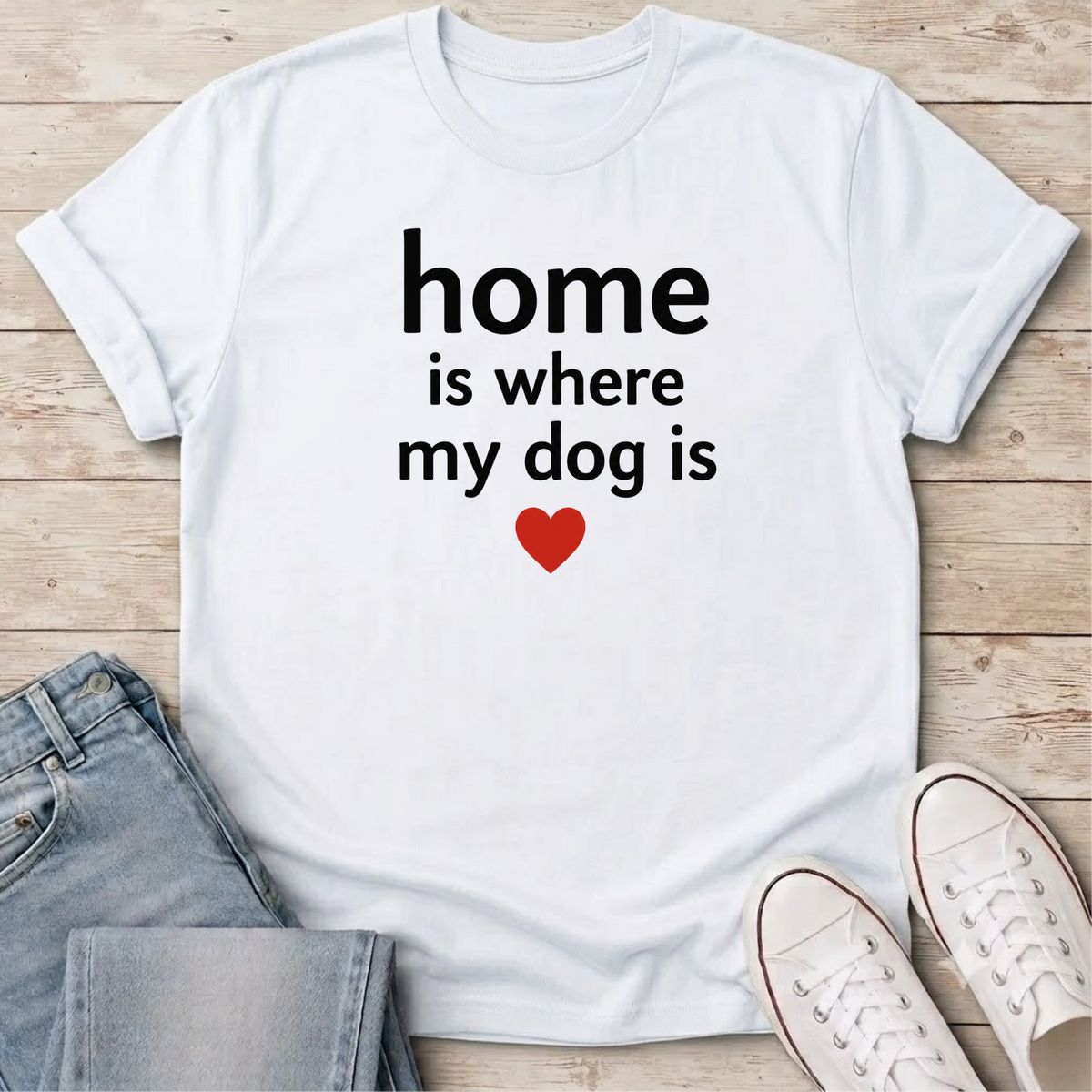 Where My Dog Is T-Shirt