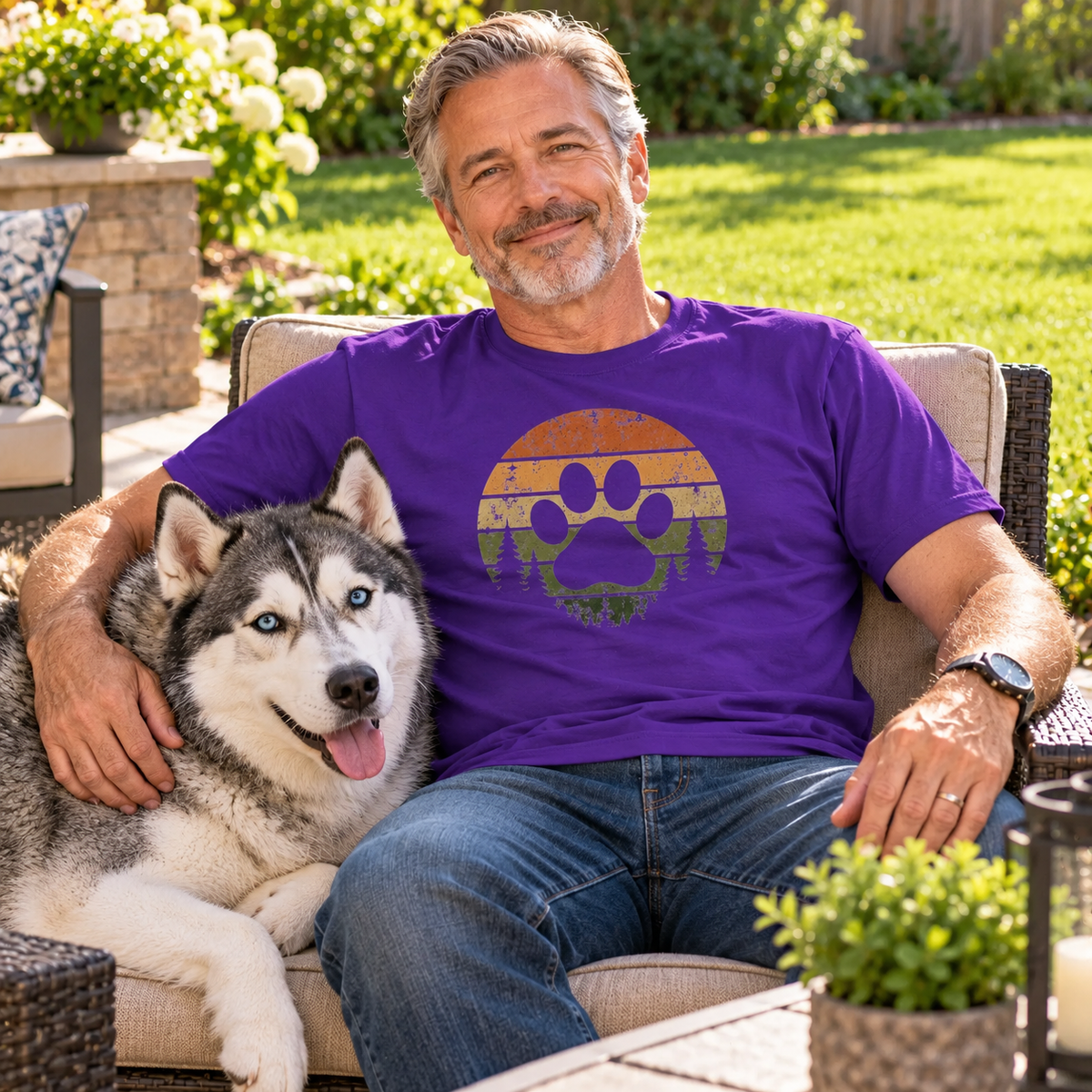 Paw Print dog lover graphic T-shirt – Wigglebumms